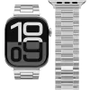 VONMÄHLEN Link Bracelet 2 Apple Watch 40/41/42mm, nerūsējošais tērauds, sudraba