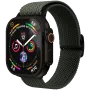 VONMÄHLEN austais cilpa Apple Watch 40/41/42mm, olīvu melns