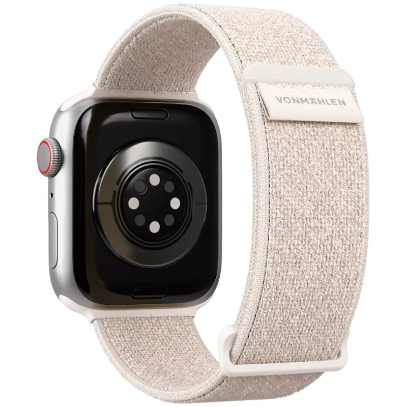 VONMÄHLEN Fitness Loop 2 pulksteņa siksniņa Apple Watch 44/45/46/49mm, krēmkrāsa