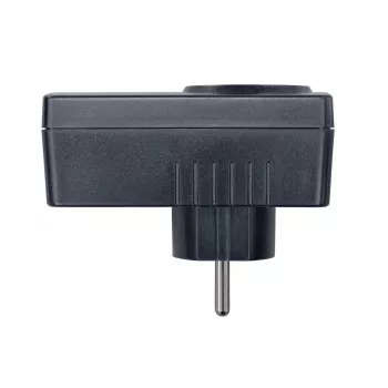 H-Tronic 1114730 Ieslēgšanas strāvas ierobežotājs SCL 3680 IP20, 16 A, 3680 W, Schuko spraudņa tipa, melns