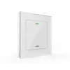 MDT BE-GTL1TW.01 Glastaster II Light 1-kārtas RGBW KNX stikla spiedpoga, balta