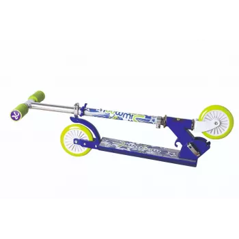 MUUWMI KiddyScooter Racing 3 riteņu skrejritenis, zils
