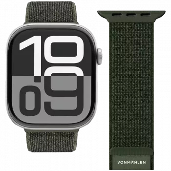 VONMÄHLEN Fitness Loop 2 40, 41, 42mm One Size, olīvkrāsas