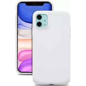CYOO Premium šķidrā silikona maciņš Apple iPhone 12 mini - balts CY121873