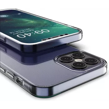 CYOO Īpaši plāns silikona maciņš Apple iPhone 12 Pro Max 6,7 collas - melns (CY121998)