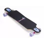 MUUWMI AU 560 Longboard kompaktais kruīza skrituļdēlis, ABEC 7 gultņi, LED apgaismojuma riteņi, 7 kārtu Kanādas kļava