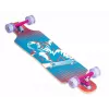 MUUWMI AU 560 Longboard kompaktais kruīza skrituļdēlis, ABEC 7 gultņi, LED apgaismojuma riteņi, 7 kārtu Kanādas kļava