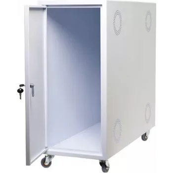 IT-BUDGET T800 Tornis aizsardzības skapis serverim, datoram, UPS - 600x330x800 mm - Balts 90ITBPC1538W