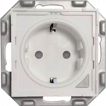 PowerRay WiFi viedā kontaktligzda PR-SSO-01, bezrāmja balta, 16A, lietotnes un balss vadība, Type F