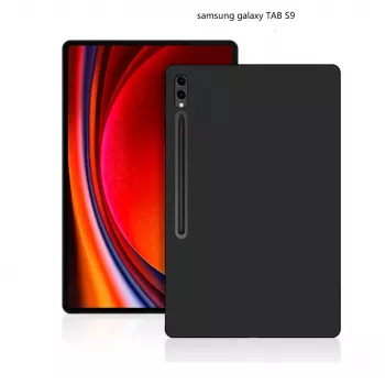 MRDISC aizmugurējais vāciņš Samsung Galaxy Tab S9 FE 11 collu melns TPU (MG-BCSGTABS9FESW)