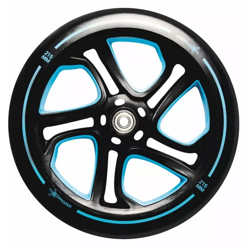MUUWMI Alumīnija skrejritenis PRO skrejritenis 215 mm, zils