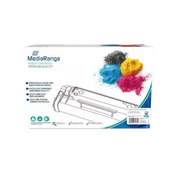 MediaRange MRHPTCE401A zilganzaļa tonera kasetne, saderīga, 6000 lappuses, HP LaserJet Enterprise 500 M551/M570/M575