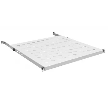 IT-BUDGET 19 inch statīva plaukts 0,5U 650mm dziļš 80kg slodze gaiši pelēks 12WZ82648005650011