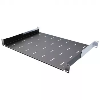 IT-BUDGET 19 inch statīva plaukts / ierīču paplāte - 40 kg kravnesība - 350 mm dziļums - dziļuma mainīgs stiprinājums - melns (90ITB19FB350S)