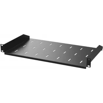 IT-BUDGET 19 inch fiksēts plaukts 250mm dziļš 1U 15kg melns 90ITB19FB250S