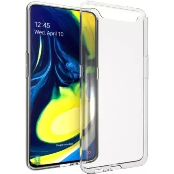 CYOO Īpaši plāns silikona maciņš Samsung Galaxy A80/A90 - caurspīdīgs