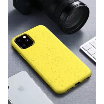 CYOO BioCase iPhone 11 - dzeltena bioloģiski noārdāma cietā maciņa CY121585