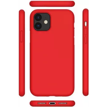 CYOO Premium šķidrā silikona futrālis iPhone 12 Pro Max 6,7 collas - Sarkans (CY121880)