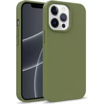 CYOO BioCase iPhone 13 Pro Max bioloģiski noārdāms pret triecieniem izturīgs aizmugures vāciņš zaļš CY122547