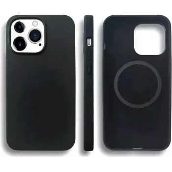 CYOO šķidrā silikona apvalks iPhone 15 Pro melns (CY123282)