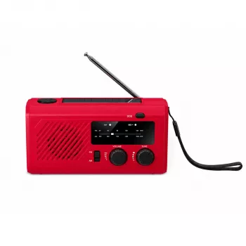 Reflexion TRA2755 Sarkans retro pārnēsājams radio ar FM/AM uztvērēju