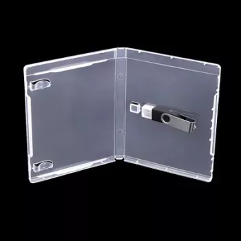 MediaRange BOX905 Tukšs Blu-ray futrālis USB zibatmiņai, 170x135mm, caurspīdīgs