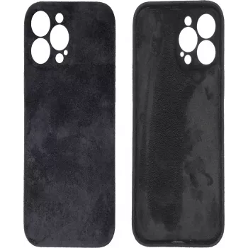CYOO Alcantara mīkstais maciņš iPhone 14 Pro - Antracīts CY122785