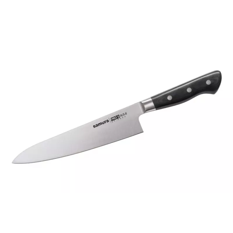 SAMURA PRO-S 3 daļu nažu komplekts, AUS-8 tērauds, G-10 rokturi