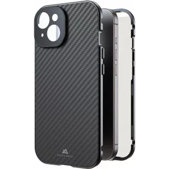 Black Rock Cover 360° stikls Apple iPhone 16, īsts oglekļa šķiedras (00228085)