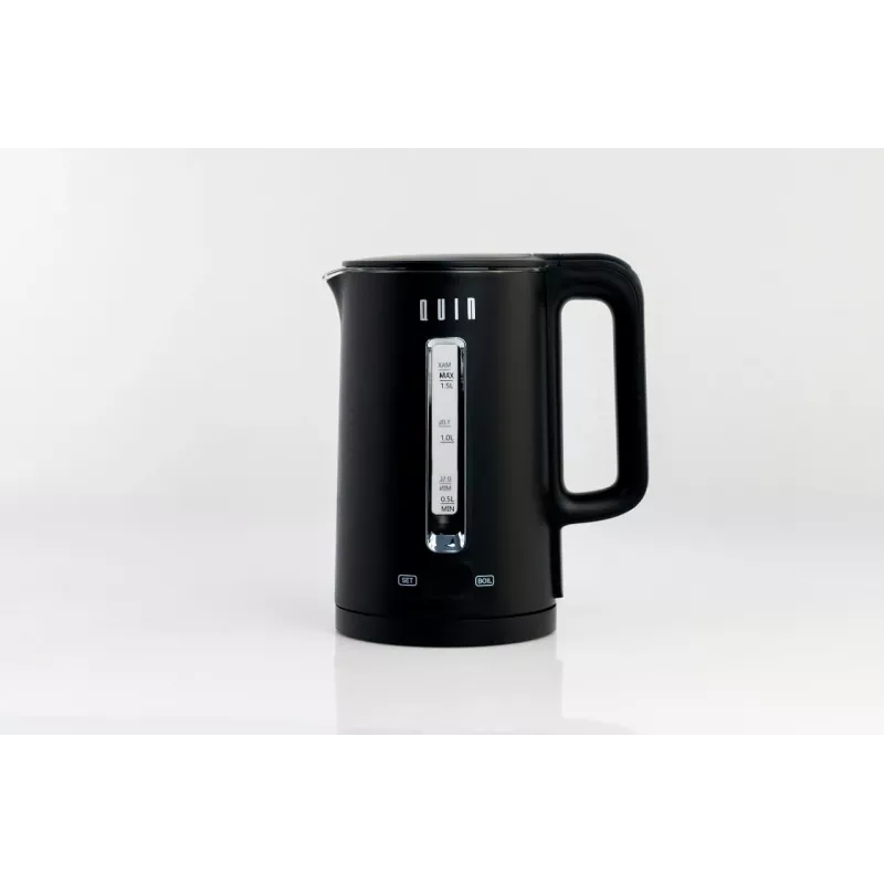 QUIN KTL-202 elektriskā tējkanna, 1,5 L, melna