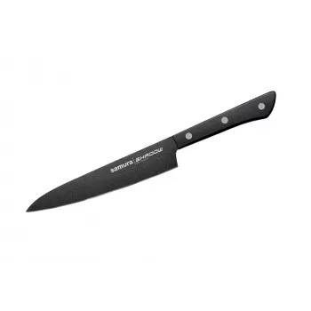 SAMURA Shadow universālais nazis 150mm AUS-8 nerūsējošais tērauds melns