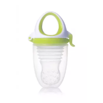 Kidsme Food Feeder Plus barības barotājs zīdaiņiem no 6 mēnešiem, laima krāsā