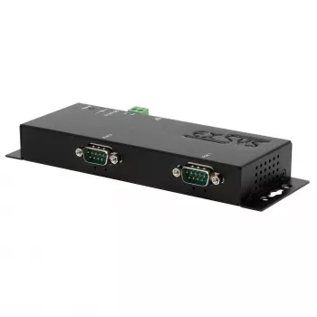 EXSYS EX-6162 Ethernet uz 2x RS-232 sērijas serveris ar 12V/3A barošanas avotu