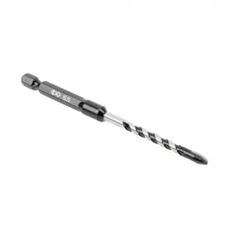 C.K Tools T3115 055 ar karbīda uzgali aprīkots flīžu urbis 5,5 mm, 1/4 collu sešstūra kāts