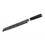 SAMURA Harakiri maizes nazis 230 mm Stonewash AUS-8 tērauds ar zobainu asmeni, melns ABS rokturis