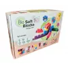 Gerardo's Toys mīksto konstruktora klucīšu komplekts ar riteņiem, 33 daļas (25 klucīši + 8 riteņu daļas)