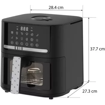 QUIN YJ-6505ADV digitālais fritieris 6,5L melns