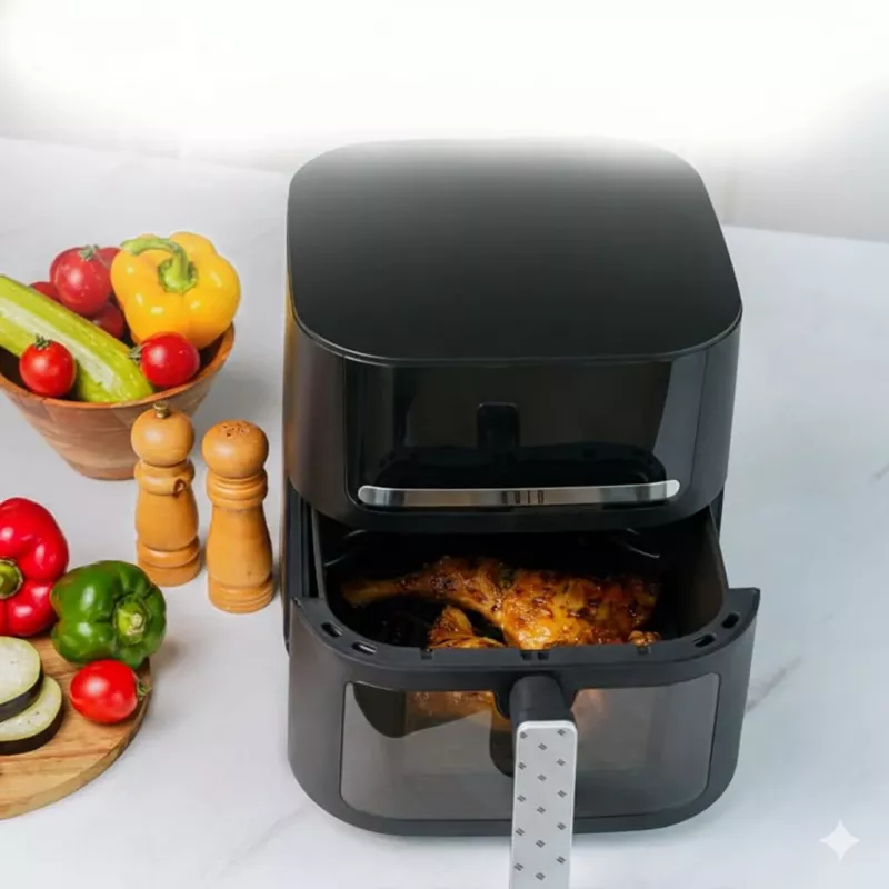 QUIN YJ-6505ADV digitālais fritieris 6,5L melns