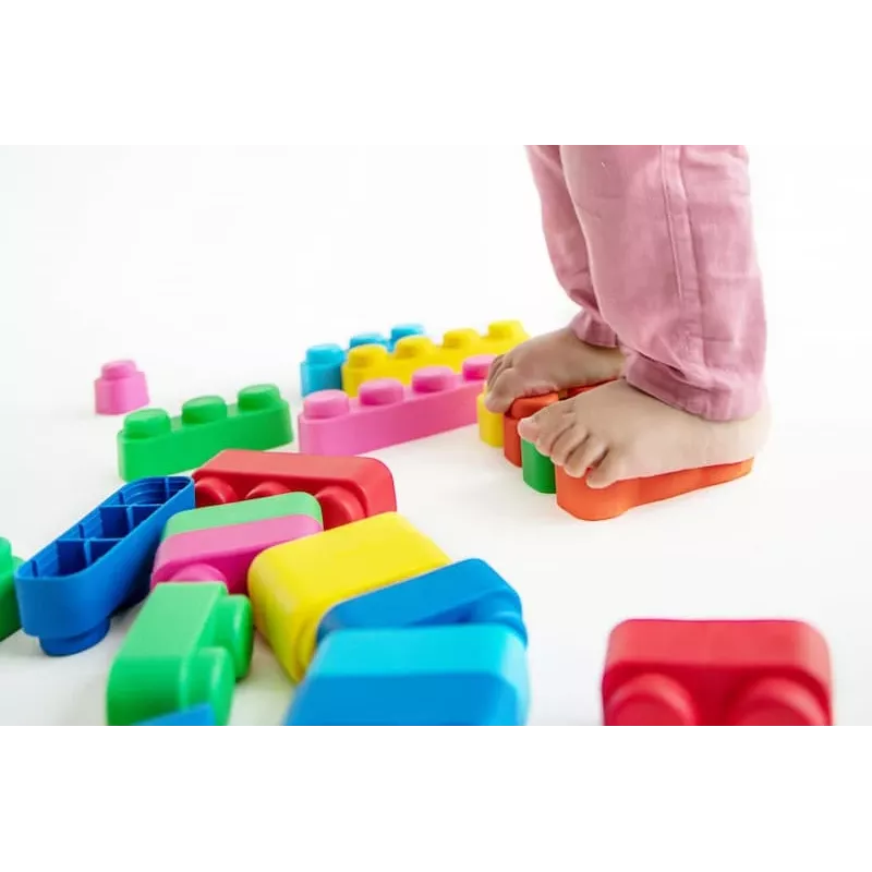 Gerardo's Toys GT3105 mīksto būvklucīšu komplekts, 42 gabali, EVA putas, daudzkrāsains, no 12 mēnešiem