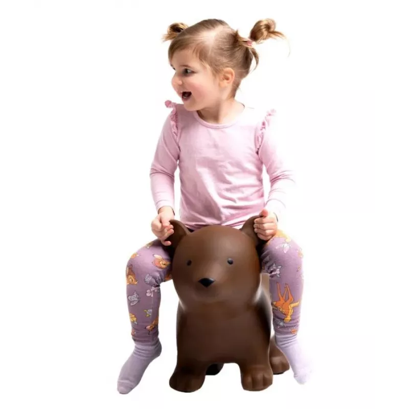 Gerardo's Toys piepūšamais lēkājošais lācis, brūns