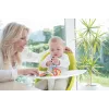Kidsme Stage Teether Chain, 3M+, pārtikas kvalitātes silikons, bez BPA, 3 posmu komplekts, dažādās krāsās