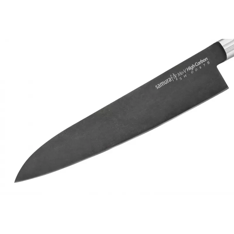 SAMURA Harakiri šefpavāra nazis 240 mm Stonewash AUS-8 nerūsējošais tērauds