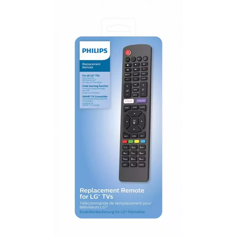 Philips SRP4030/10 Universālais tālvadības pults - 8 ierīču infrasarkanā, iepriekš ieprogrammēta, melna