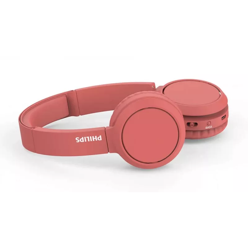 Philips TAH4205RD/00 On-Ear Bluetooth austiņas, sarkanas