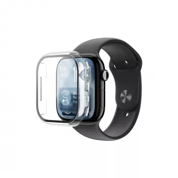 AMAZINGTHING Radix ekrāna aizsargplēve ar maciņu Apple Watch Series 11 42 mm - caurspīdīgs