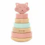 TRIXIE Cat Activity Fun Board stratēģijas spēle Piramīda, koka intelekta rotaļlieta kaķiem, 12+ mēneši