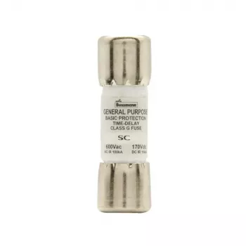 Eaton BK/SC-15 Bussmann SC drošinātājs Class G 15 A 600 V AC 170 V DC ātrdarbīgs patronas drošinātājs