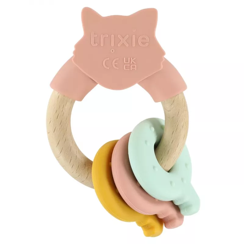 TRIXIE koka un silikona grauzējrotaļlieta kaķiem, ar kaķumētru, 13 cm