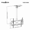 Nedis TVCM1350BK Pilnas kustības TV sienas stiprinājums 32-65 collu ekrāniem, VESA 400x400, 35 kg, melns