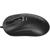 LORGAR LRG-MSA10R-BK spēļu vadu pele, Pixart PMW3311 optiskais sensors, 6400 DPI, RGB, 7 programmējamas pogas, melna